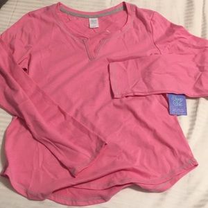 Soft pink sleeping tee